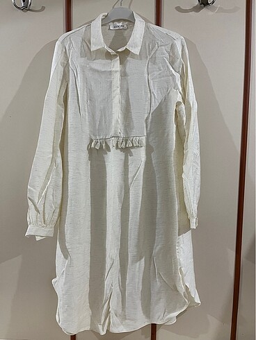 ekru krem tunik