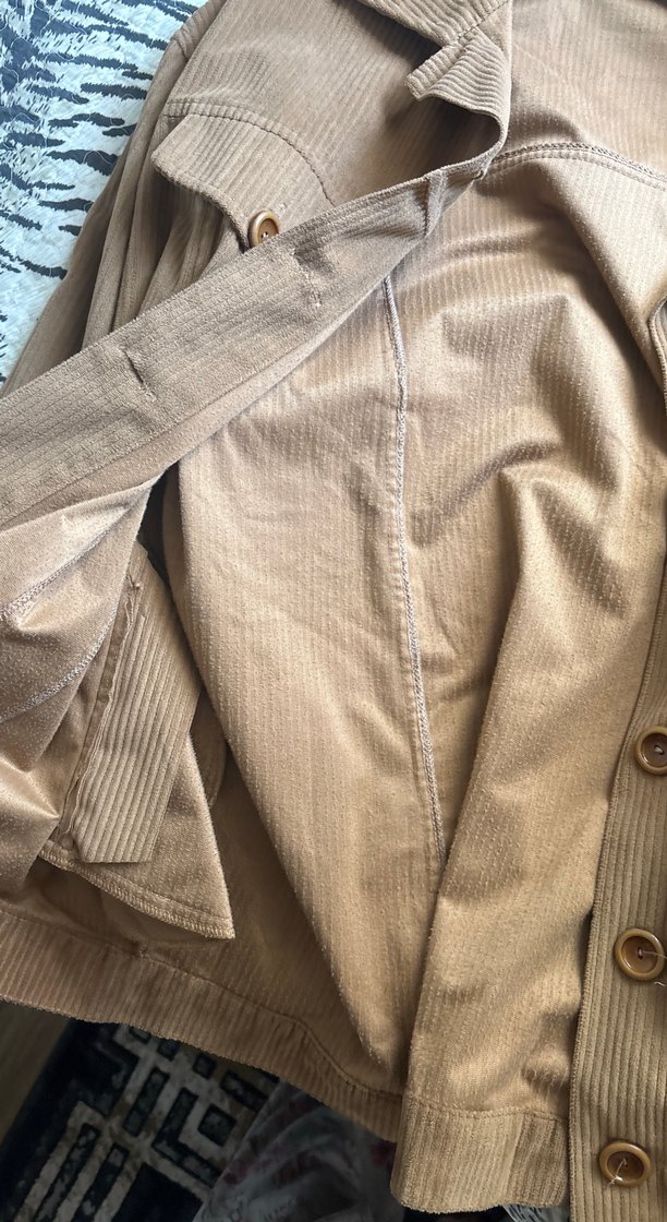 Düğmeli Kahverengi Kadın Gömlek - Görsel 3