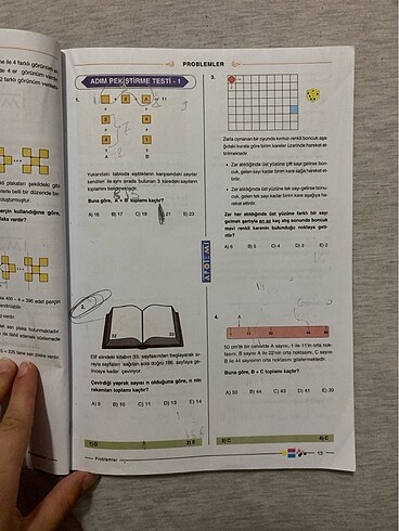  Beden Renk Problemler test kitabı