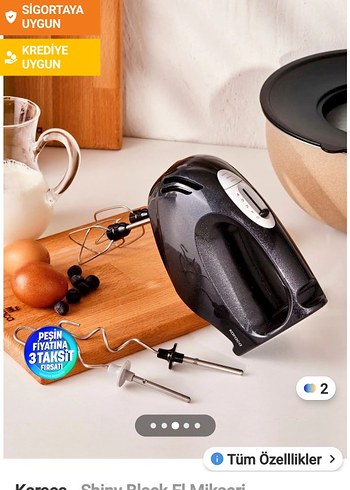 Karaca Siyah El Mikseri - Görsel 4