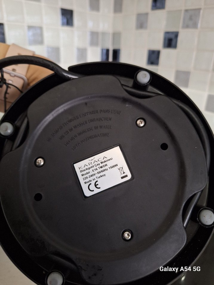 Siyah Elektrikli Çay Makinesi - Görsel 2