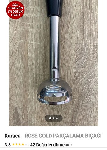 Karaca Siyah çucuk blander motor - Görsel 4