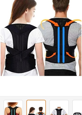 Siyah Destekleyici Bel fıtığı Korsesi - Görsel 4