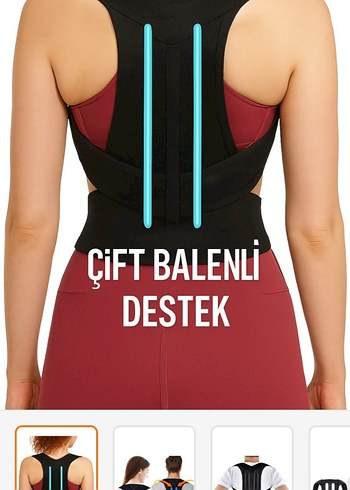 Siyah Destekleyici Bel fıtığı Korsesi - Görsel 5