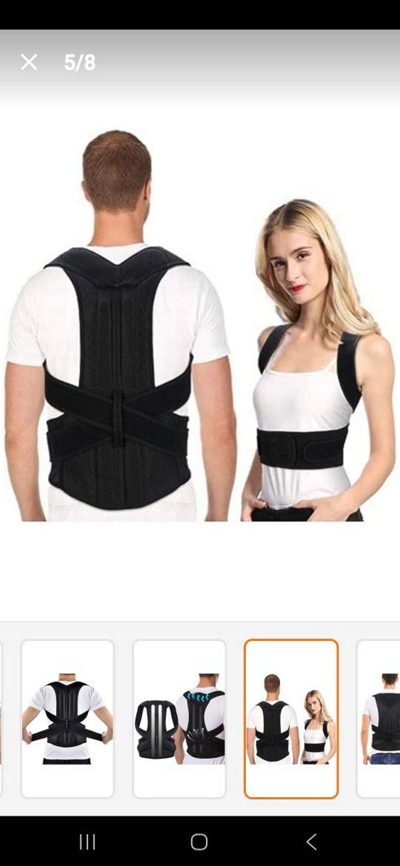 Siyah Destekleyici Bel fıtığı Korsesi - Görsel 2