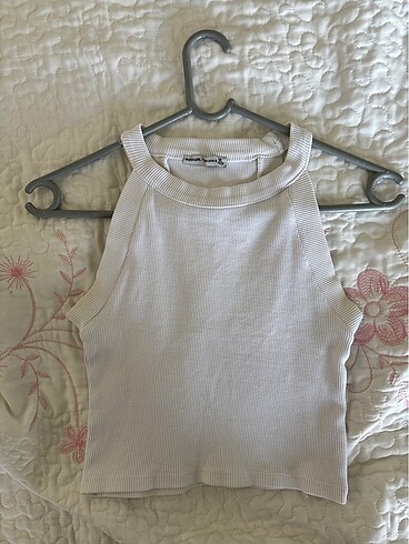 Bershka beyaz crop