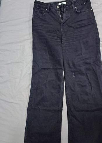 Mavi Jeans Siyah Rahat Kesim Kadın Bol Kot Pantolon