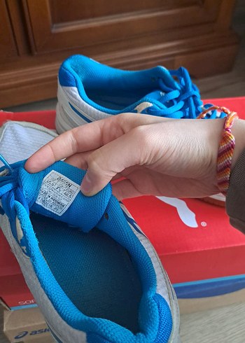 Mavi Asics Spor Kadın Sneaker - Görsel 3