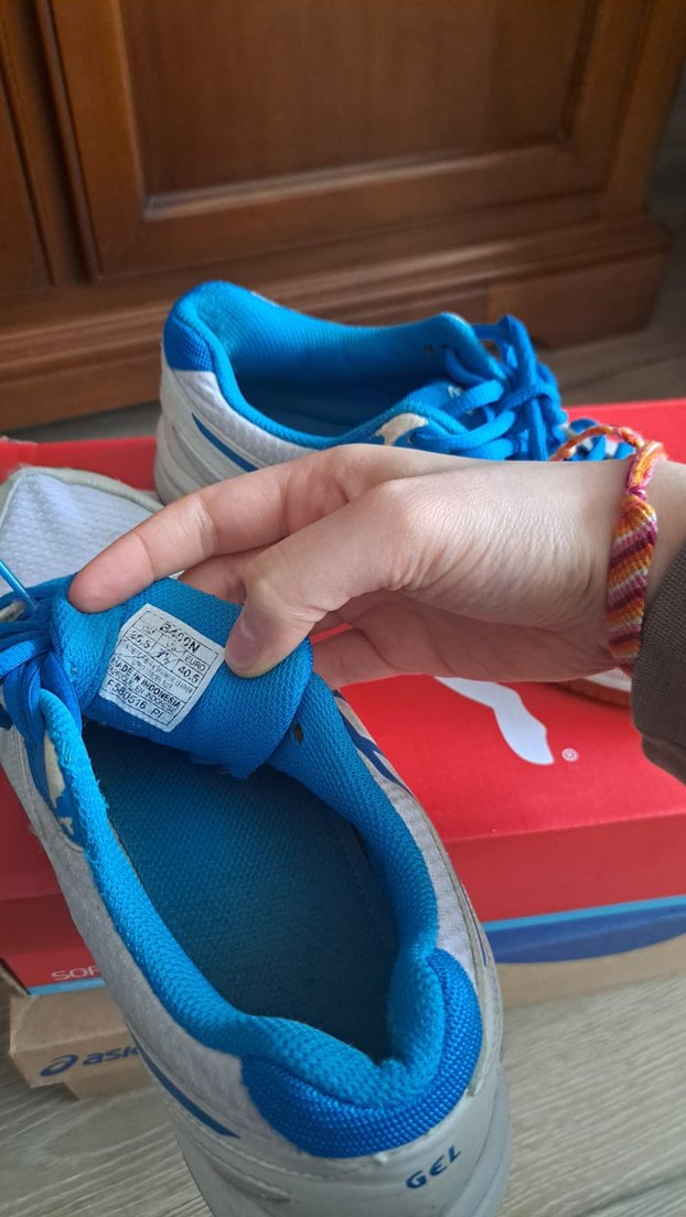 Mavi Asics Spor Kadın Sneaker - Görsel 3