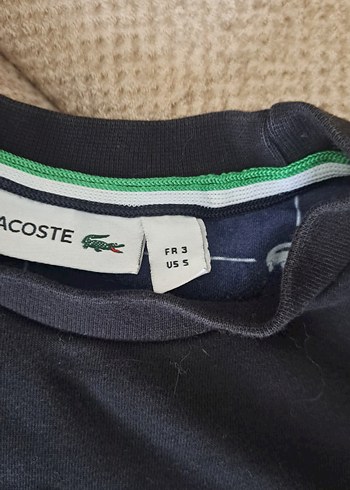 Lacoste Siyah Baskılı Uzun Kollu Sweatshirt - Görsel 2