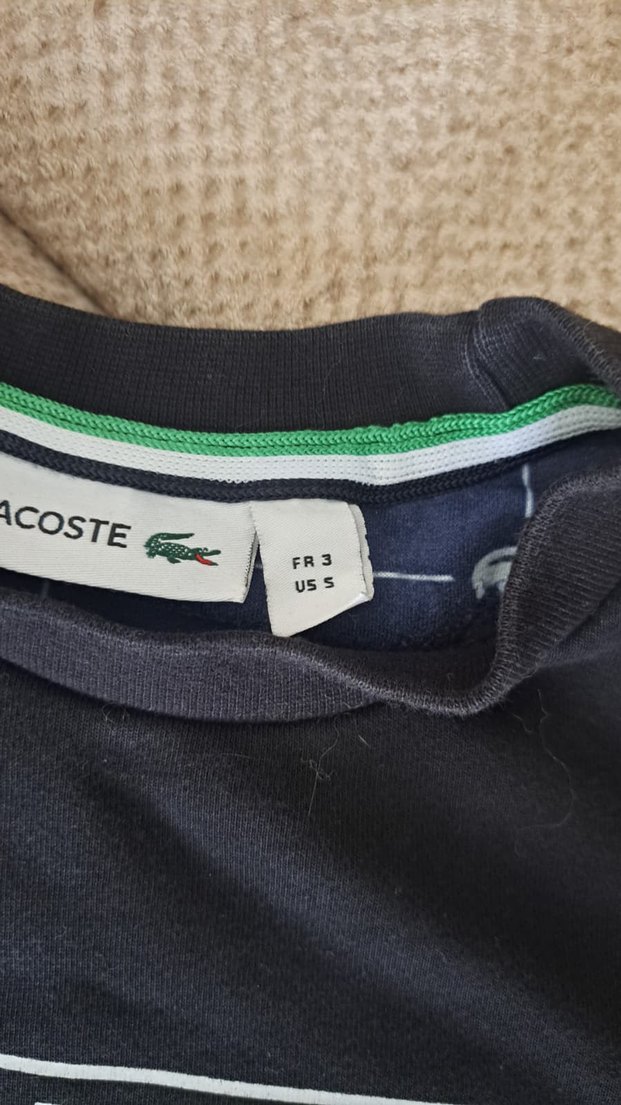 Lacoste Siyah Baskılı Uzun Kollu Sweatshirt - Görsel 2