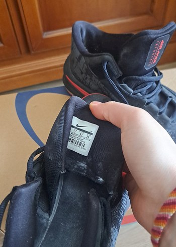 Nike Air Max Siyah Kırmızı Basketbol Ayakkabısı - Görsel 3