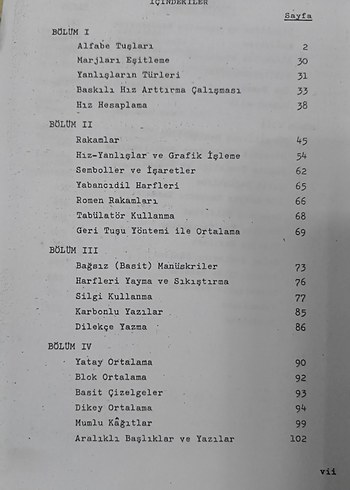 Beden Daktilografi 10 Parmak Klavye Çalışma Kitabı