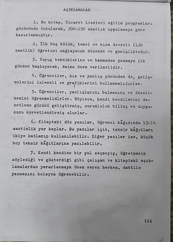 Daktilografi 10 Parmak Klavye Çalışma Kitabı