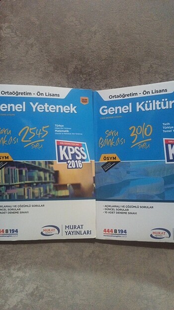 Kpss 2016, Ortaöğretim Önlisans/ Genel Kültür / Genel Yetenek