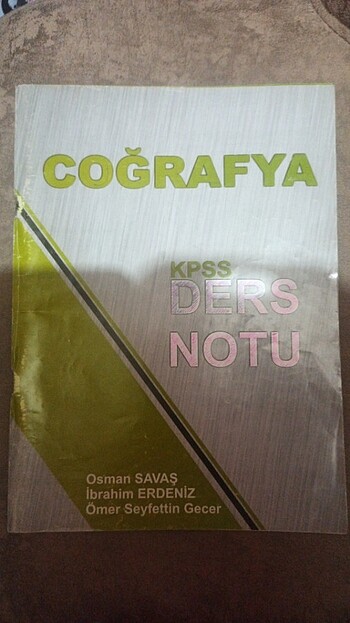 Kpss Coğrafya Ders Notu