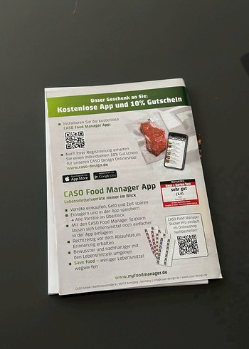 Caso VC10 Vakumlu Paketleme Makinesi - Görsel 8