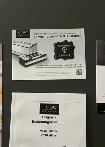 Caso VC10 Vakumlu Paketleme Makinesi - Görsel 7