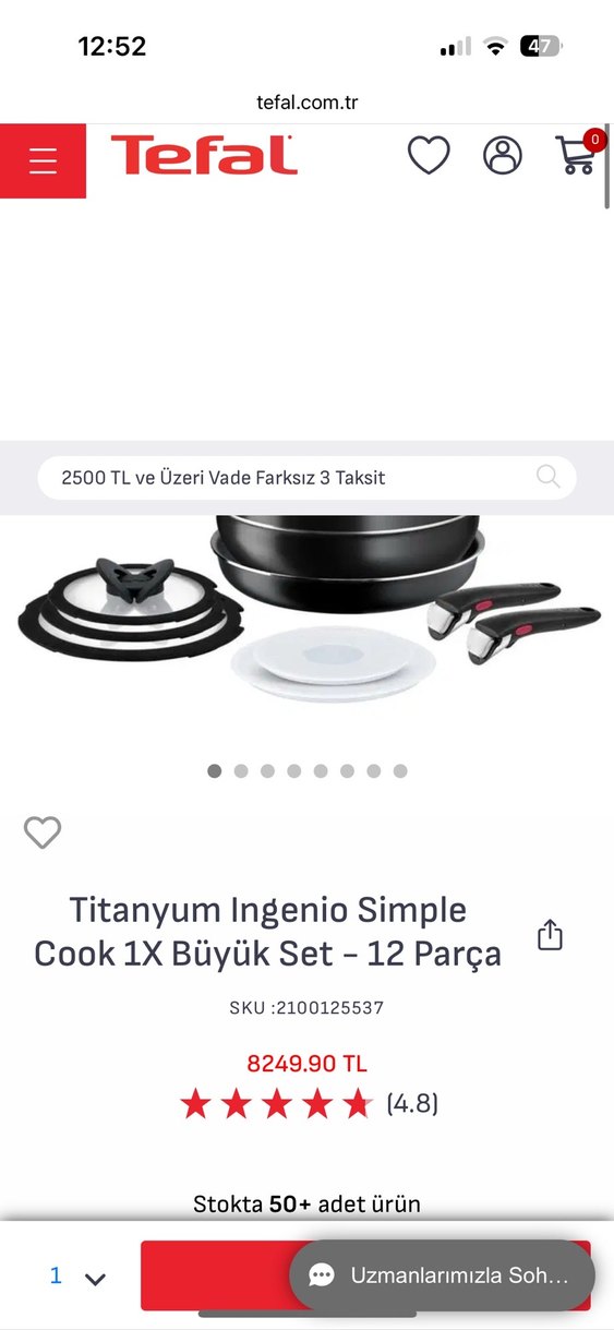 Tefal Ingenio Simple Cook 12 Parça Siyah Set - Görsel 2