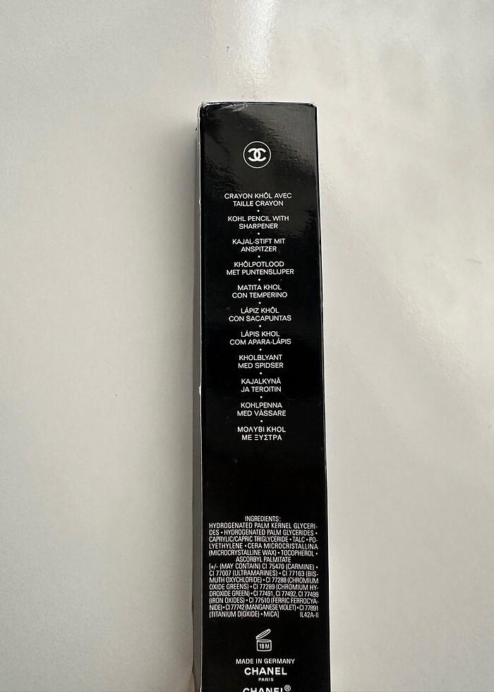 CHANEL göz kalemi eye pencil noir 61 - Görsel 4