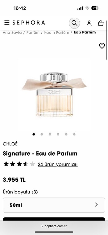CHLOE SİGNATURE PARFUM KLASİK