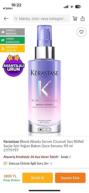 Kerastase serum
