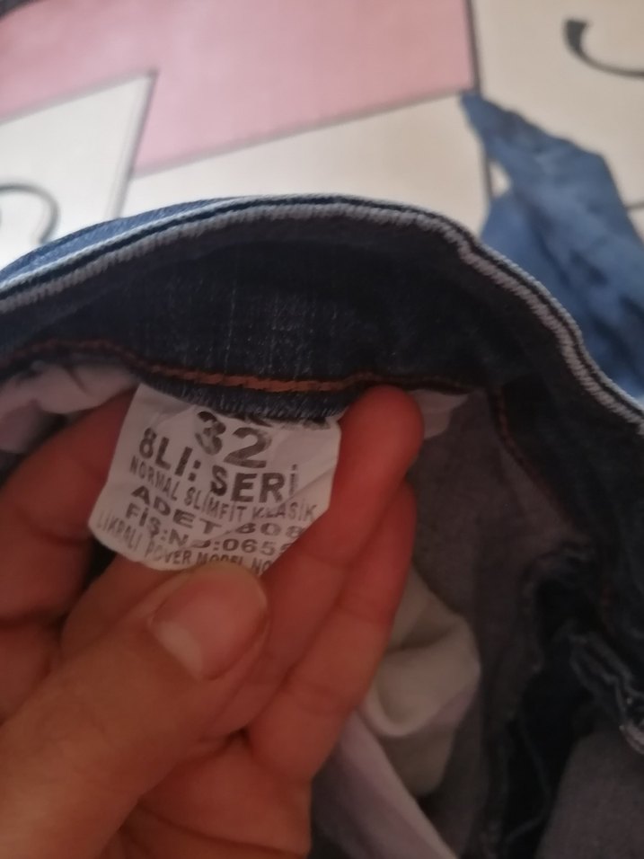 erkek kot şort - Görsel 3