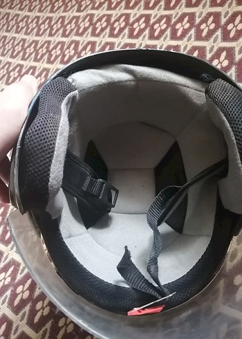 Mavi Baskılı BST Motosiklet Kaskı - Görsel 3