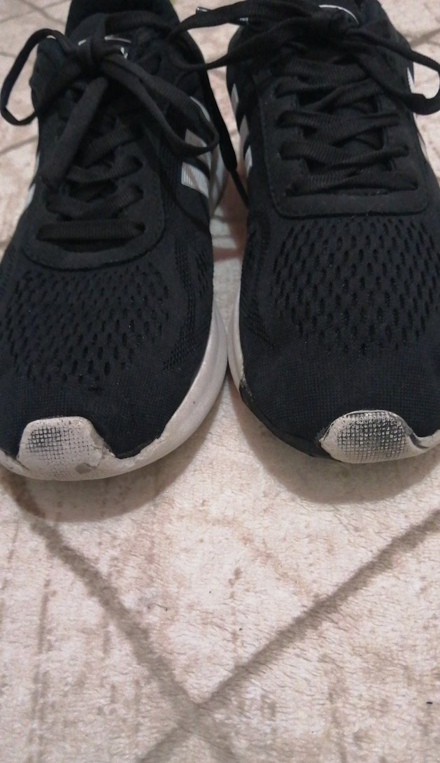 Siyah Bağcıklı Kadın Spor Ayakkabı - Görsel 2