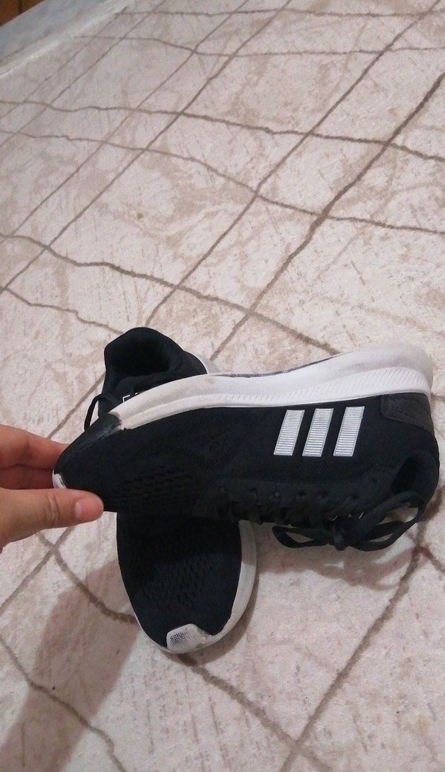 Siyah Bağcıklı Kadın Spor Ayakkabı - Görsel 4