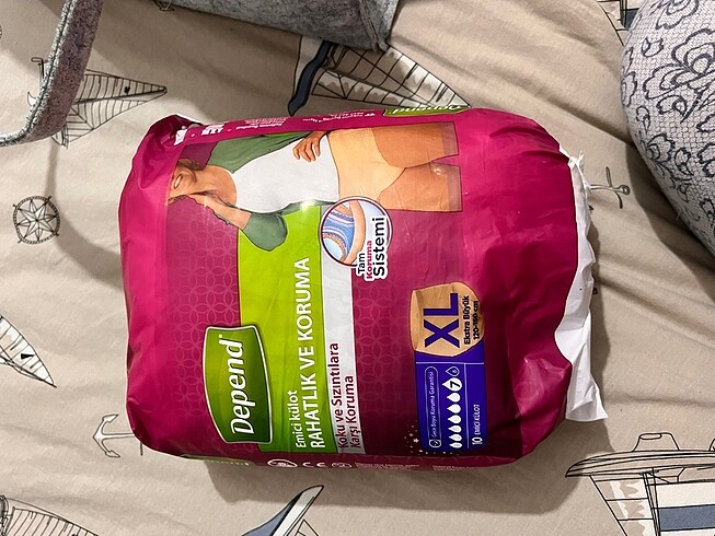 Depend XL kapalı paket