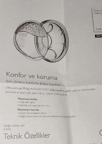 Philips Avent Göğüs Kalkanı Seti 6 Parça - Görsel 3