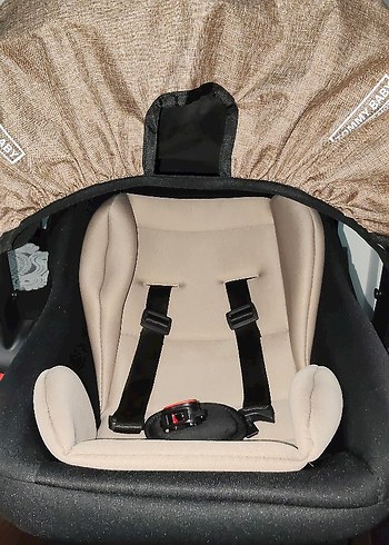 Bej ve Gri Bebek Araba Koltuğu - Görsel 2