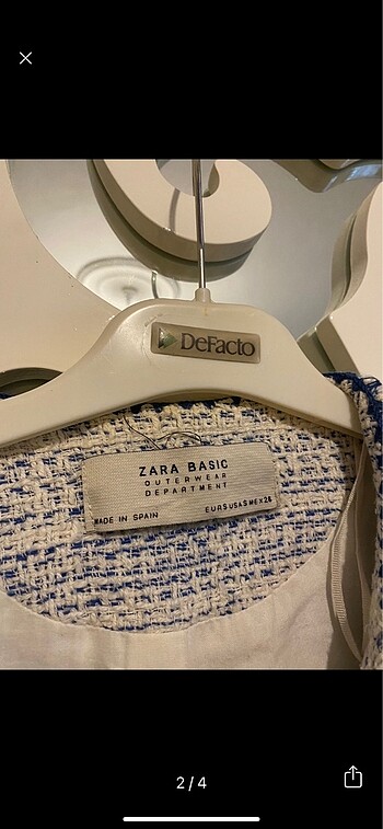 s Beden Zara kadın ceket/ hırka