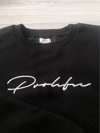 11-12 Yaş Beden siyah Renk Sweatshirt