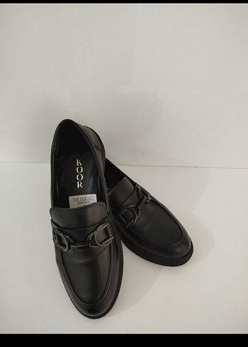 37 Beden siyah Renk Tokalı Siyah Erkek Çocuk Loafer