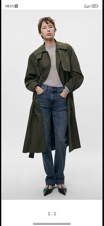 xs Beden Zara Trençkot