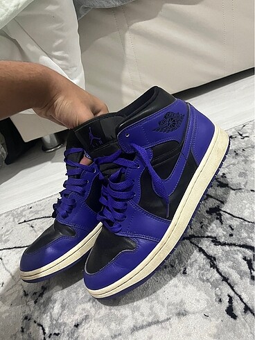 Air jordan 1 mid purple - Görsel 2