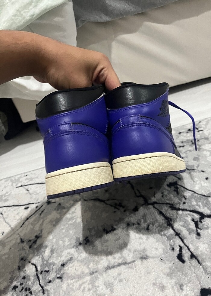 Air jordan 1 mid purple - Görsel 3