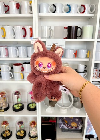 Kahverengi Peluş Oyuncak Sevimli Tavşan