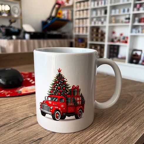 Yeni yıl temalı kupa bardak