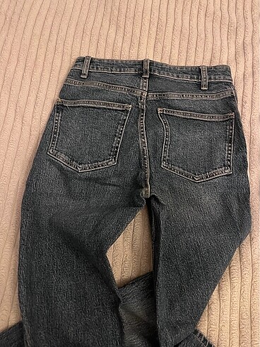 34 Beden Orjinal Zara Dar Paça Jean Pantolon