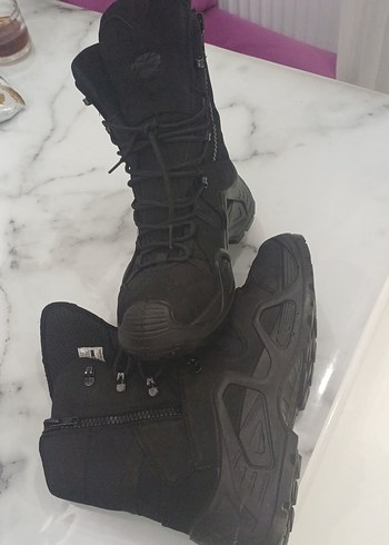 Siyah Orjinal Scooter Fermuarlı ve Bağcıklı Erkek Bot - Görsel 4