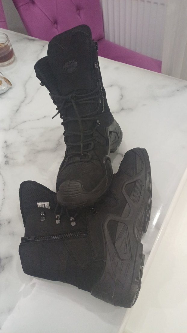 Siyah Orjinal Scooter Fermuarlı ve Bağcıklı Erkek Bot - Görsel 4