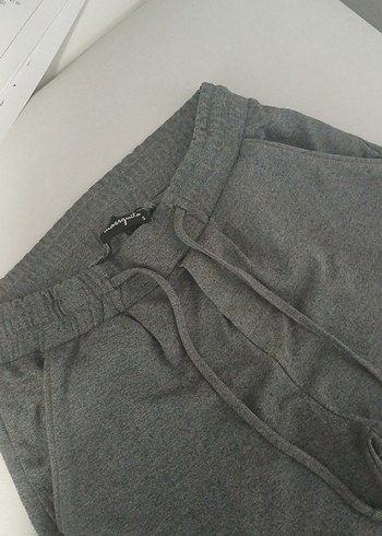 Gri Rahat Kesim Eşofman Altı Pantolon - Görsel 2