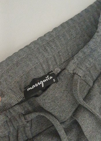 Gri Rahat Kesim Eşofman Altı Pantolon - Görsel 3