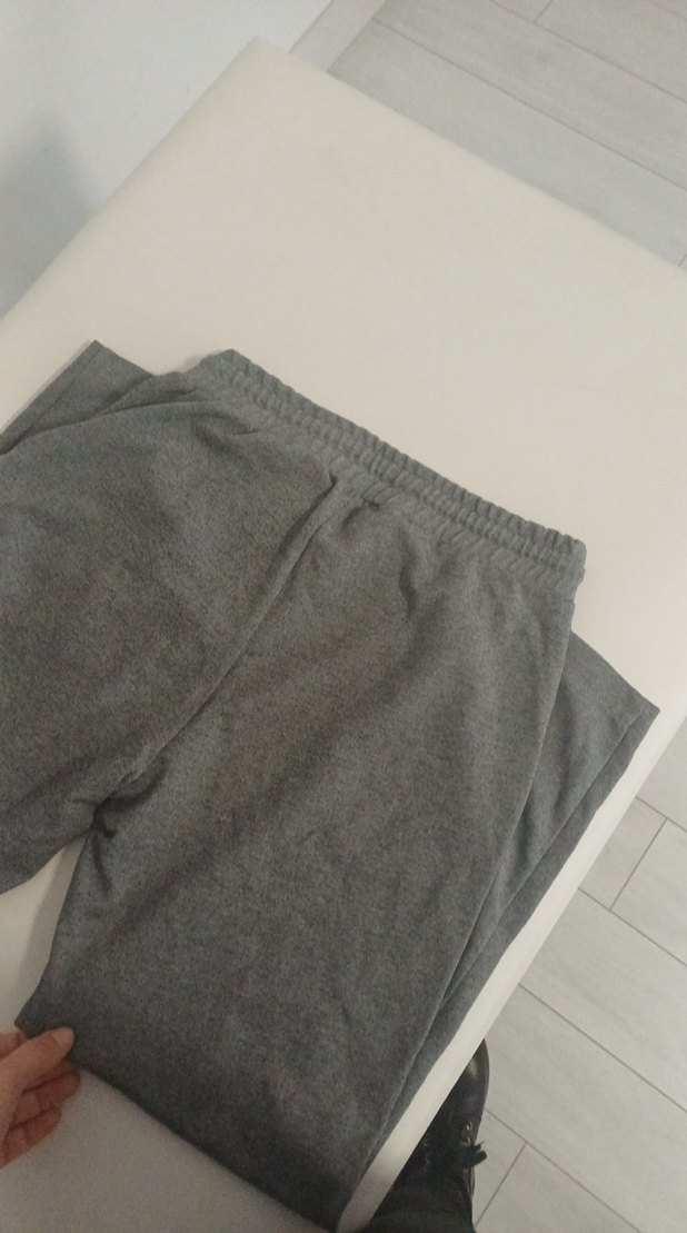 Gri Rahat Kesim Eşofman Altı Pantolon - Görsel 4