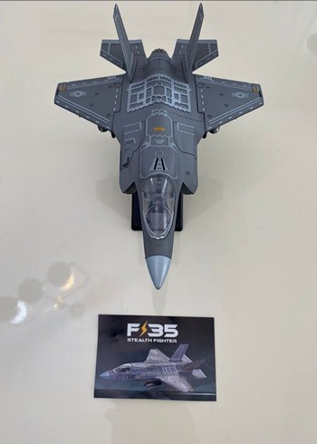 Gri F35 Model Uçak Seti