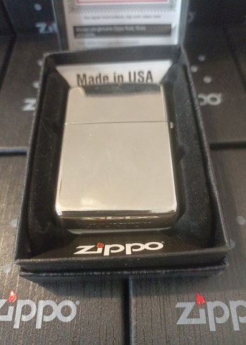 Altın Renkli Metal zippo cakmak - Görsel 2