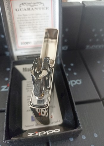 Vintage Altın Renk Zippo Çakmak - Görsel 3